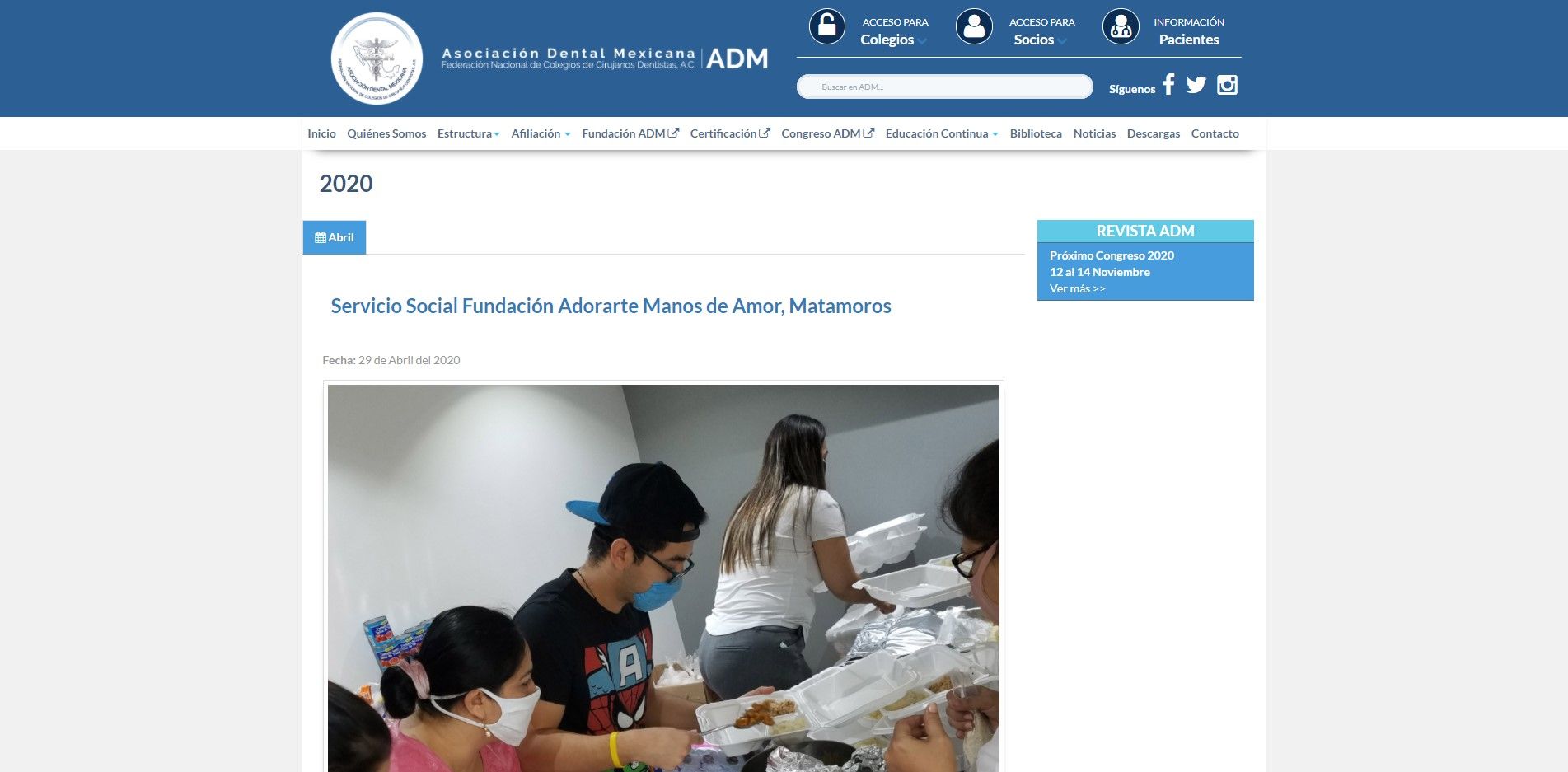 Asociacion Dental Mexicana (Salud dental)